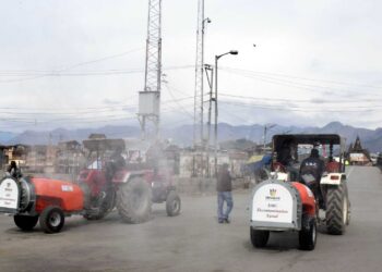 COVID-19: Srinagar Muncipal Corporation pressed into service Boom Sprayers