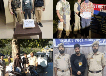 4 drug peddlers arrested in Baramullam Contraband substances also recovered: Police