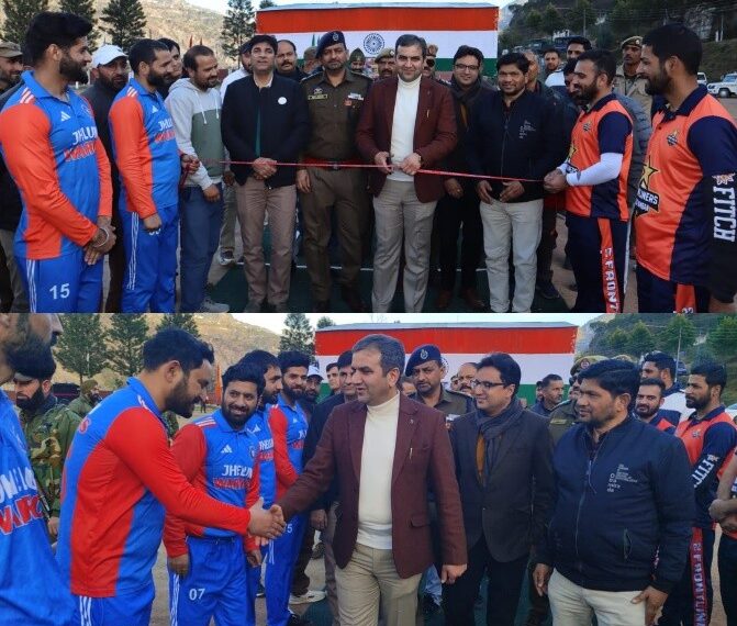 “Say No to Drugs” campaign: DC inaugurates Cricket Tournament at Ramban   
