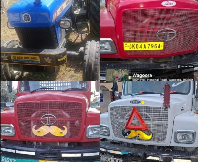 4 vehicles seized for illegal mining in Baramulla: Police