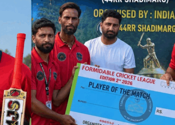 44 Rashtriya Rifles Shadimarg inaugurates Formidable Cricket League