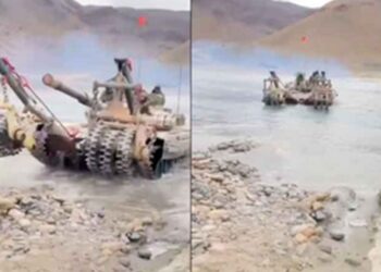 5 soldiers killed after tank swept away while crossing Ladakh river, DM Rajnath condoles deaths