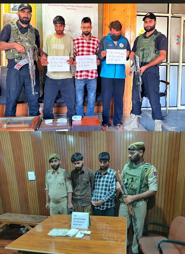 Six Drug Peddlers Arrested In Anantnag: Police