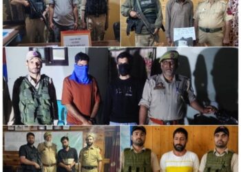 Six Drug Peddlers Arrested in Kashmir, Large Contraband Seized: Police