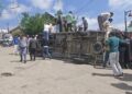 Tourist Vehicle Skids Off Road in Tangmarg After Brake Malfunction