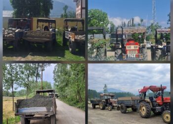 7 Tractors Seized During Action Against Illegal Mining In Awantipora: Police