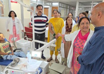 Yudhvir Sethi reviews healthcare services at Dental Hospital Amphalla, announces Ambulance from CDF