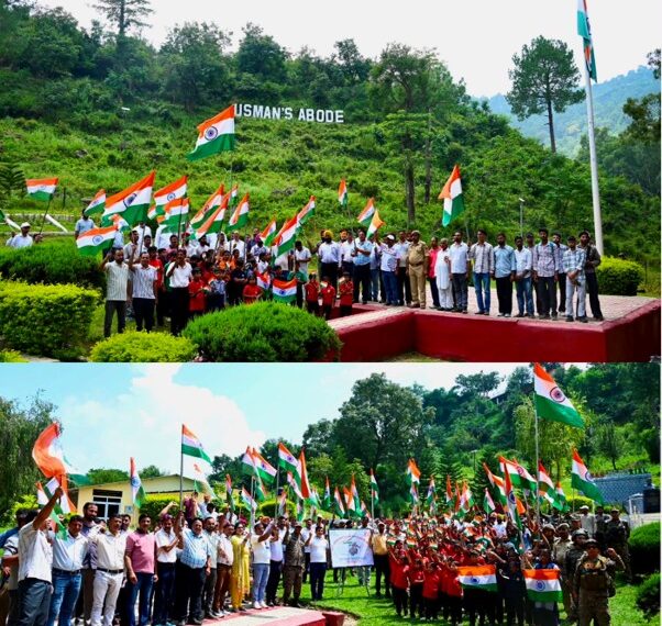 80-foot Tricolour leads Tiranga rally in Poonch border village