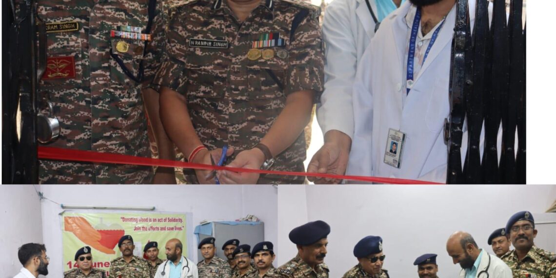 84 Bn CRPF celebrates World Blood Donor Day at District Hospital Ramban