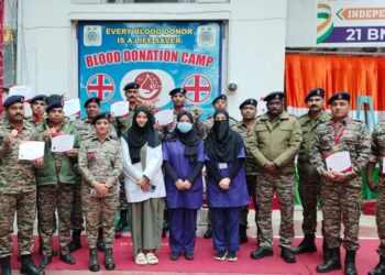 87th CRPF Raising Day: CRPF’s Srinagar Sector organizes blood donation camps