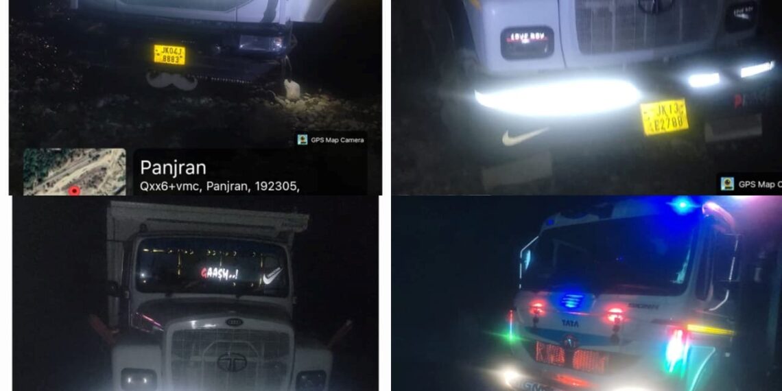 9 Vehicles Seized in Crackdown on Illegal Mining in Pulwama, Shopian : Police