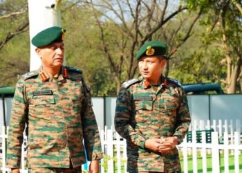 GOC Rising Star Corps reviews security preparedness in Mamun sector