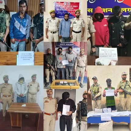 Nine Drug Peddlers Arrested Across Three Districts: Police
