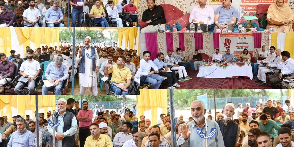 ADDC Shopian chairs Block Diwas at Chitragam, Stresses responsive governance & timely public service delivery