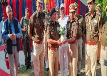 ADGP Armed reviews functioning of IRP 19th Bn at Kathua, Inaugurates facilities