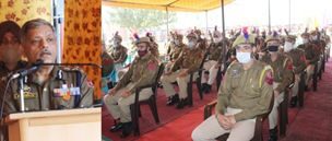 ADGP Armed conducts darbar for ranks of IRP battalions at APC Parihaspora