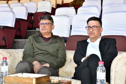 ADGP Armed reviews final arrangements for All India Police Football Championship