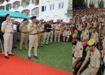 ADGP Kumar conducts Jt. Darbar of 4 IRP Bns at APC, Parihaspora
