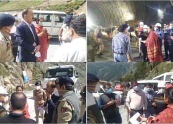 ADGP security, IGP Kashmir, DC G’bal visits Sonamarg