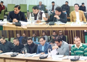 NC MLA Sr Sagar chairs meeting of Committee on Public Undertakings