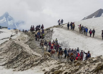 Amarnath Yatra; Over 6,200 Yatris Leave Jammu For Amarnath