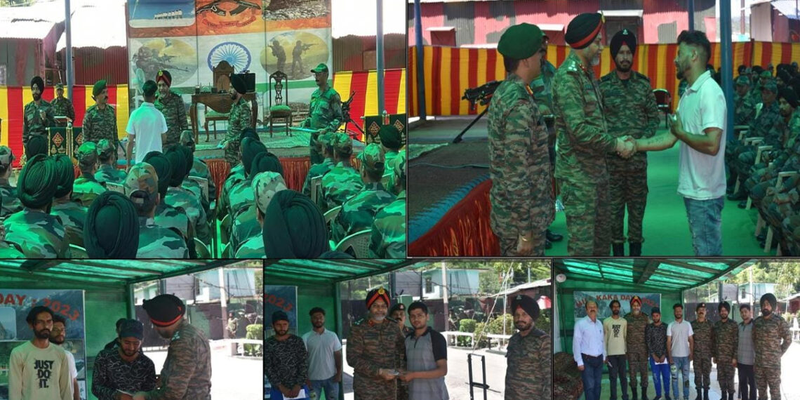 Army Felicitates Youth For Helping Retrieve Bodies Of Two Soldiers In J&K’s Poonch