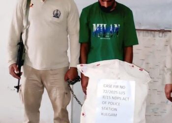 Drug peddler arrested in Kulgam, Contraband substance recovered: Police