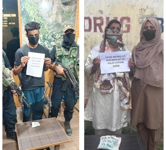2 drug peddlers arrested in Awantipora, B’la: Police