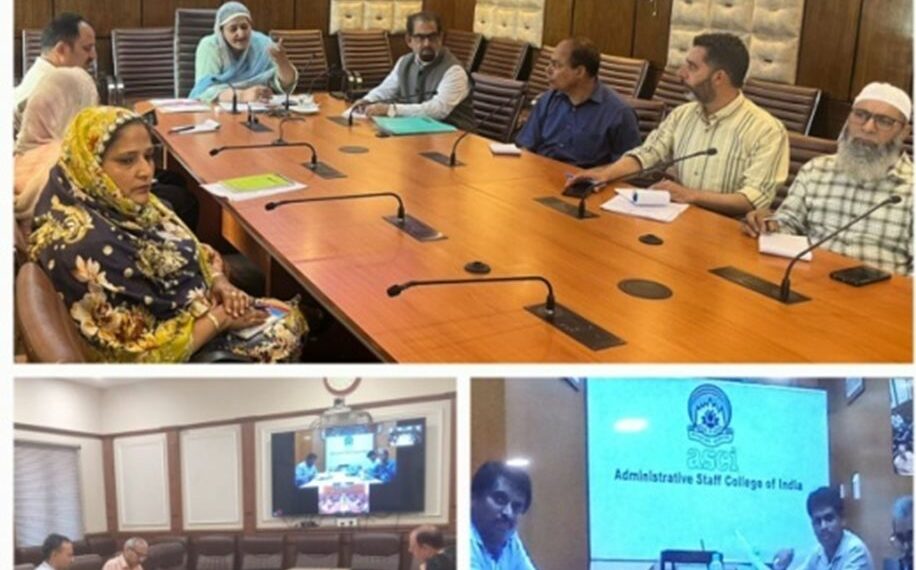 Secy ARI & Trainings Deptt, ASCI Hyderabad representatives discuss measures for improving public service delivery in J&K