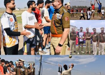 Police Inaugurates Badminton (Girls) and Volleyball (Boys) Tournaments at DPL Awantipora