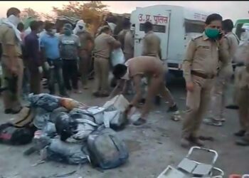 24 migrants killed, many injured after two trucks collide in UP