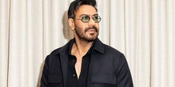 Actor Ajay Devgan Arrives in Kashmir
