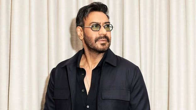 Actor Ajay Devgan Arrives in Kashmir