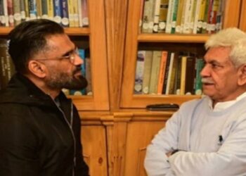 Bollywood Actor Suniel Shetty calls on LG