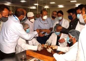 Addl Secy Ministry of Agriculture & Cooperation visits IIKSTC Dussoo