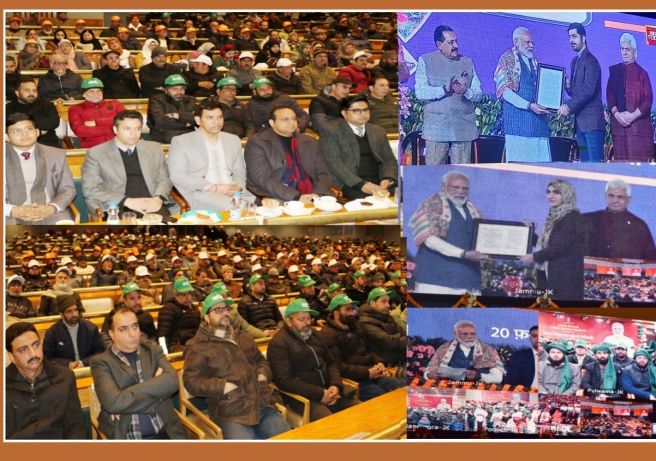Srinagar Admin Hosts Live Streaming of PM’s Interaction with CSS Beneficiaries