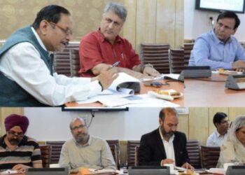 Advisor Bhatnagar reviews performance, functioning of Polytechnic Colleges of J&K