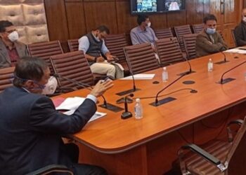 Advisor Bhatnagar reviews progress on implementation of Jal Jeevan Mission in JK