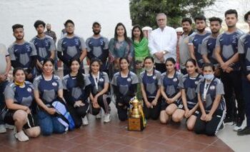 Advisor Khan meets JK Roll Ball teams