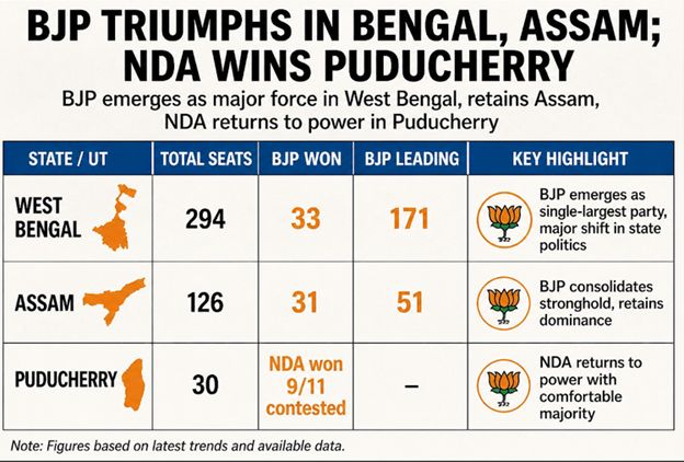 Time for Change, Not Revenge: PM Modi After BJP’s Historic Bengal Victory