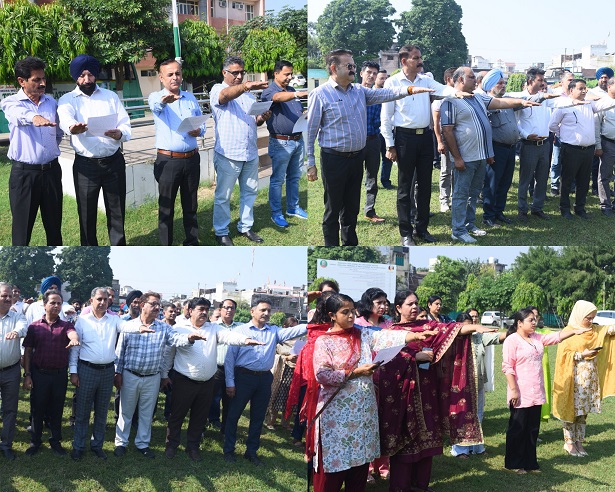 Agriculture Directorate Jammu observes National Unity Day with Pledge Ceremony