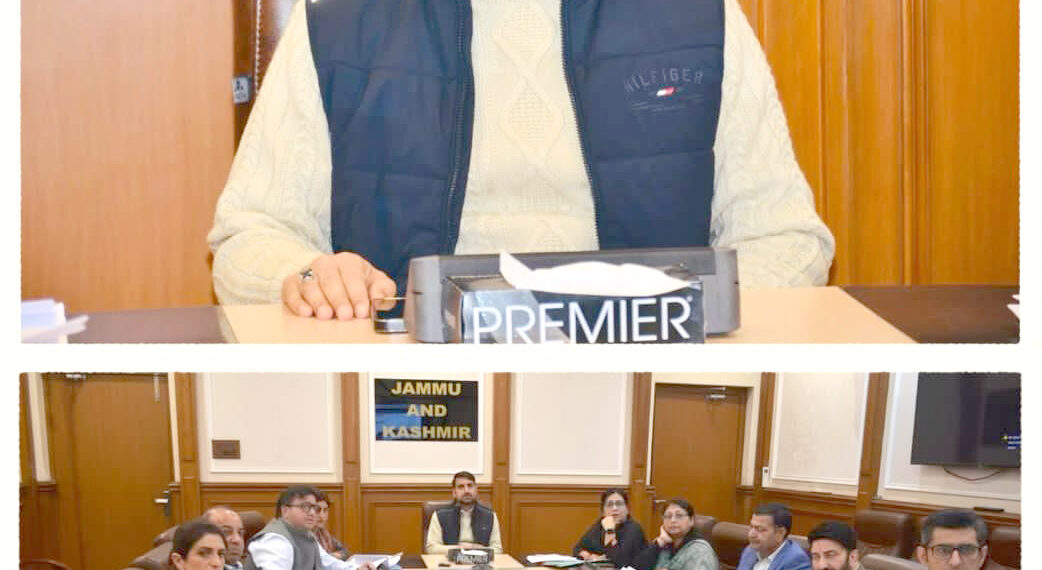 Aijaz Asad reviews Centrally Sponsored Schemes of RDD & PR Deptt