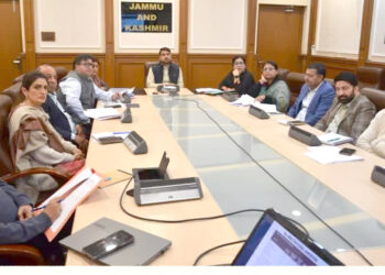Aijaz Asad reviews Centrally Sponsored Schemes of RDD & PR Deptt