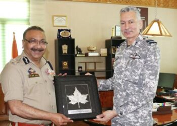 Air Vice Marshal calls on DGP Dilbagh
