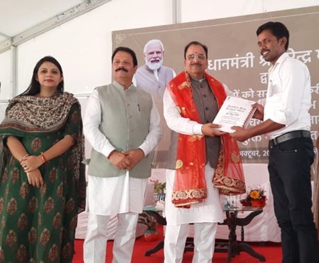 Ajay Bhat, MoS Defence hands over appointments letters to newly inducted recruits at Northern Railways Udhampur