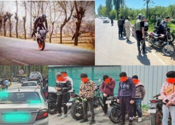 Alarming Rise in immoral activities, stunt biking on Eid Ul Fitr raises concerns in Kashmir