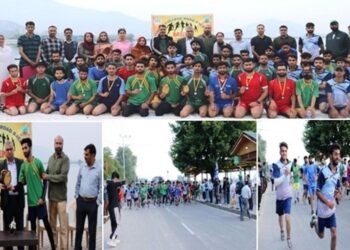 Amar Singh College organizes Annual Road Race for Boys