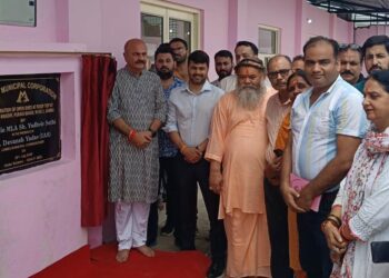 Amarnath Yatra: MLA Jammu East, JMC Commissioner inaugurate open shed at Sri Ram Mandir Purani Mandi for pilgrims