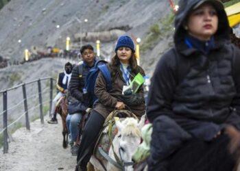 Amarnath Yatra: 2.20 lakh devotees perform darshan in 12 days