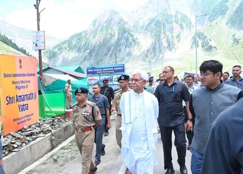 High-Tech Security Redefines Amarnath Yatra Under LG Sinha